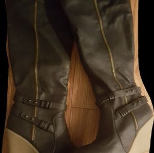 Justfab Wedge Heel Boots